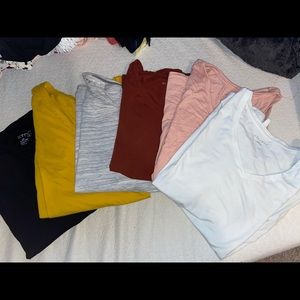 Bundle of Basic Tees. 6 T-Shirts. All Size 4X